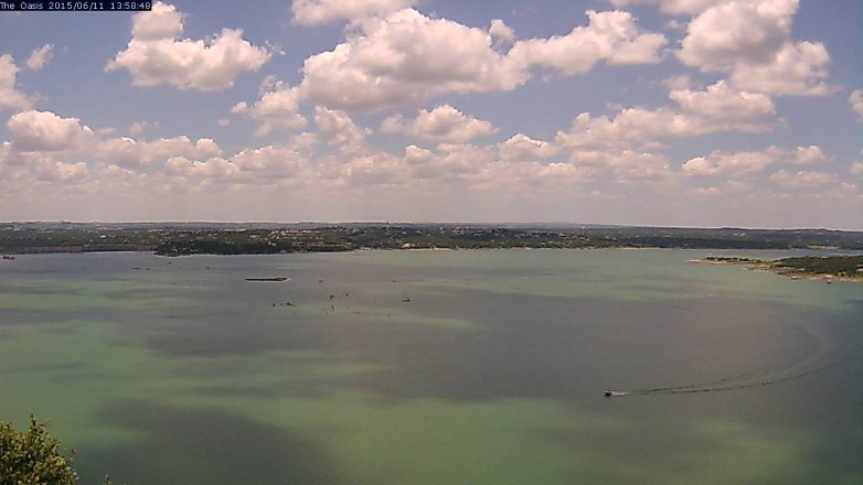 Lake Travis webcam, June 11, 2015 1:05 PM CT