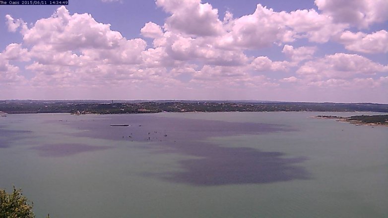 Lake Travis webcam, June 11, 2015 1:40 PM CT