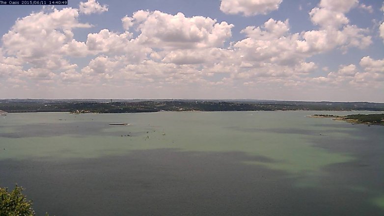 Lake Travis webcam, June 11, 2015 1:45 PM CT