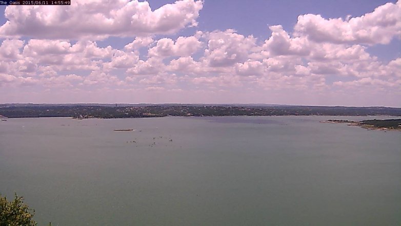 Lake Travis webcam, June 11, 2015 2:00 PM CT