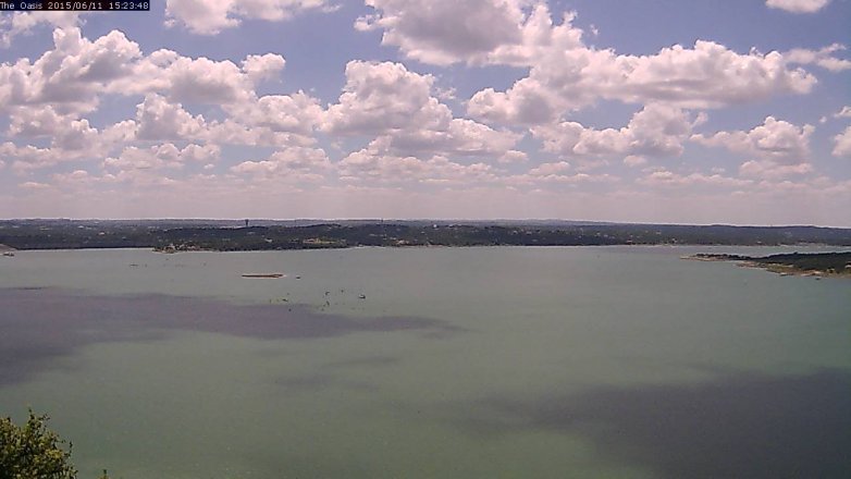 Lake Travis webcam, June 11, 2015 2:30 PM CT