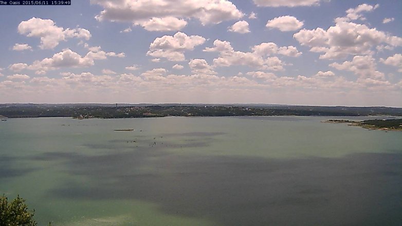 Lake Travis webcam, June 11, 2015 2:45 PM CT