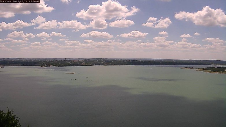 Lake Travis webcam, June 11, 2015 3:00 PM CT