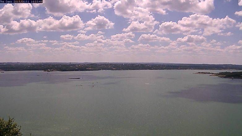 Lake Travis webcam, June 11, 2015 3:10 PM CT