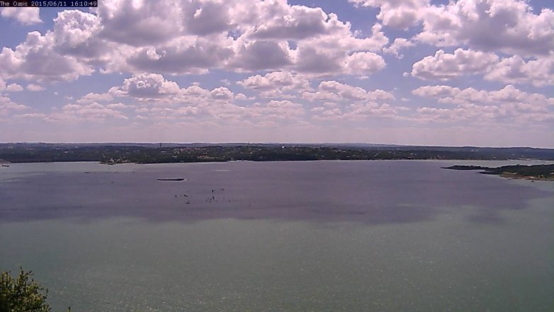 Lake Travis webcam, June 11, 2015 3:20 PM CT