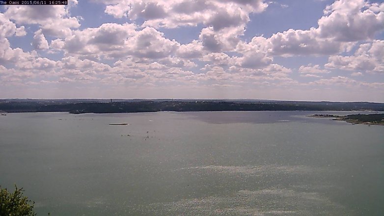 Lake Travis webcam, June 11, 2015 3:30 PM CT