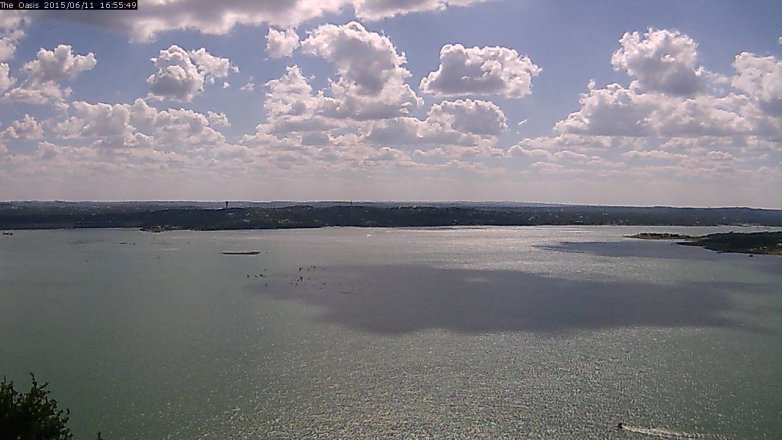 Lake Travis webcam, June 11, 2015 4:00 PM CT
