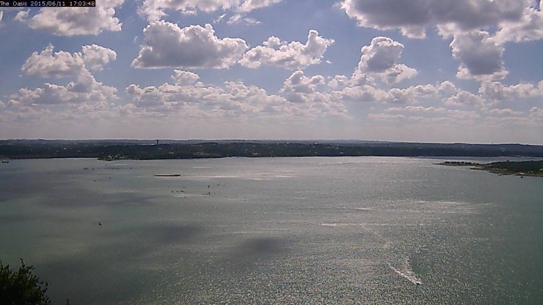 Lake Travis webcam, June 11, 2015 4:15 PM CT