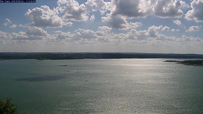 Lake Travis webcam, June 11, 2015 4:25 PM CT