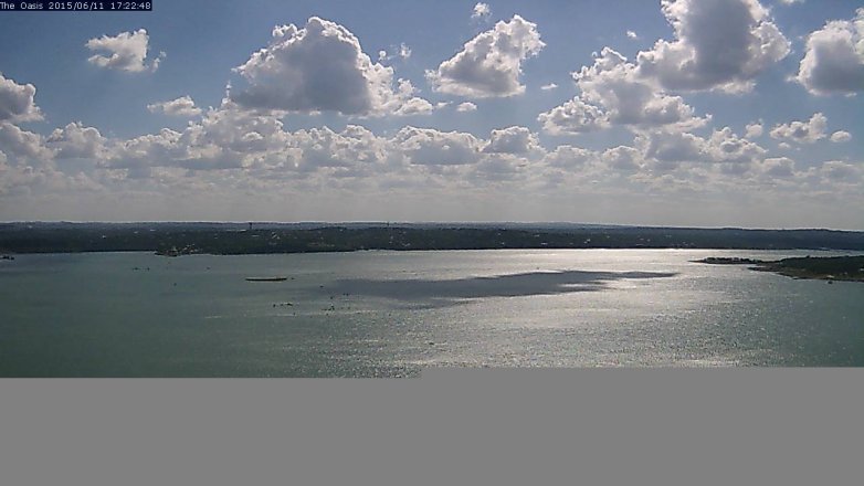 Lake Travis webcam, June 11, 2015 4:35 PM CT