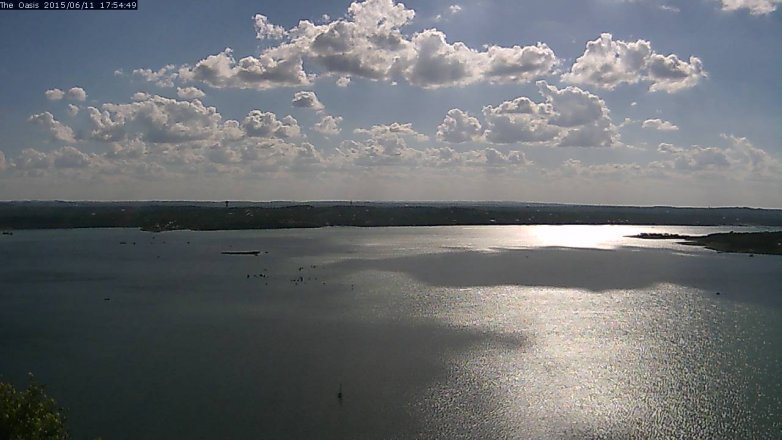 Lake Travis webcam, June 11, 2015 5:00 PM CT