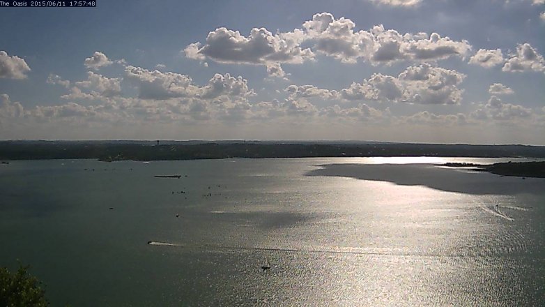 Lake Travis webcam, June 11, 2015 5:05 PM CT