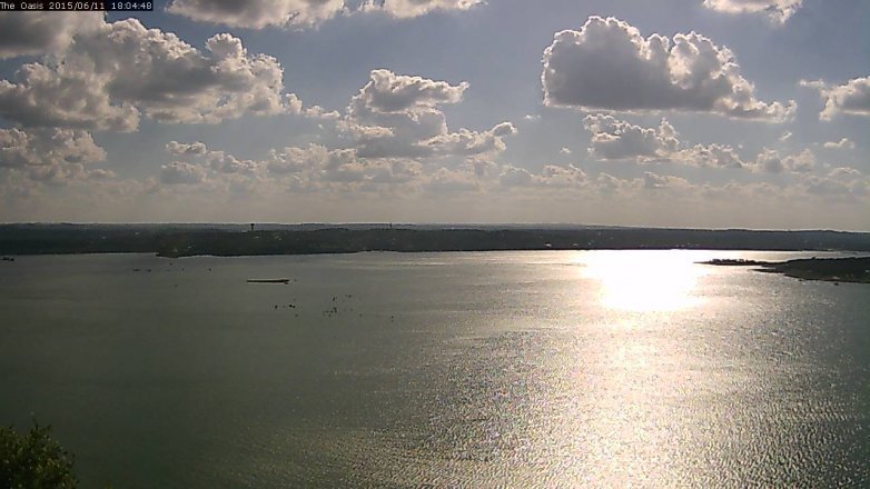 Lake Travis webcam, June 11, 2015 5:15 PM CT