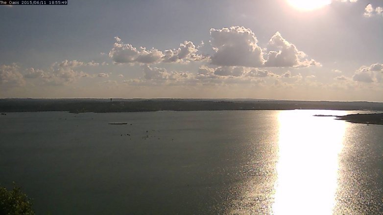Lake Travis webcam, June 11, 2015 6:00 PM CT