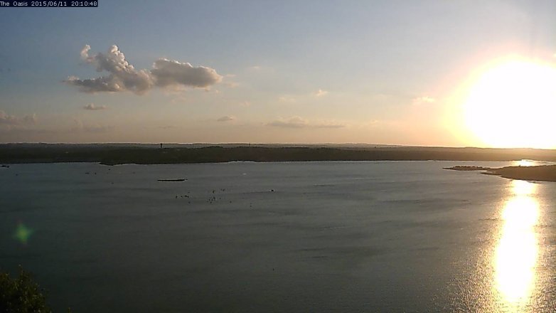 Lake Travis webcam, June 11, 2015 7:15 PM CT