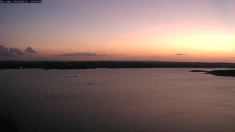 Lake Travis webcam, June 11, 2015 8:00 PM CT