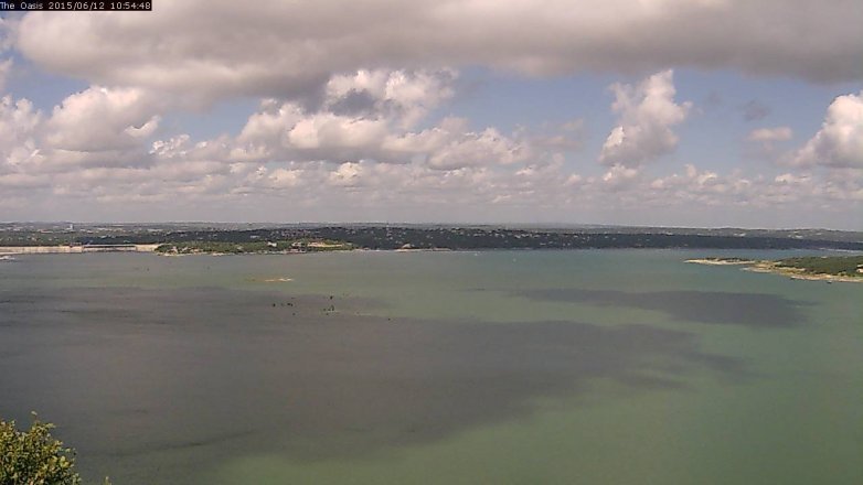 Lake Travis webcam, June 12, 2015 10:05 AM CT