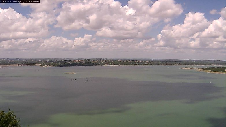Lake Travis webcam, June 12, 2015 11:25 AM CT