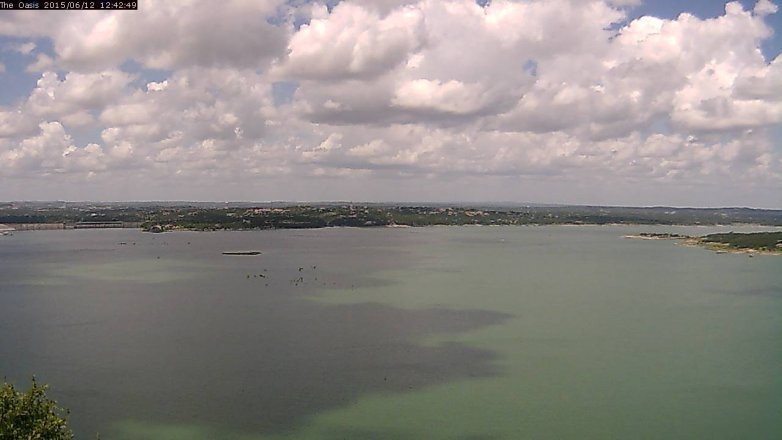 Lake Travis webcam, June 12, 2015 11:50 AM CT