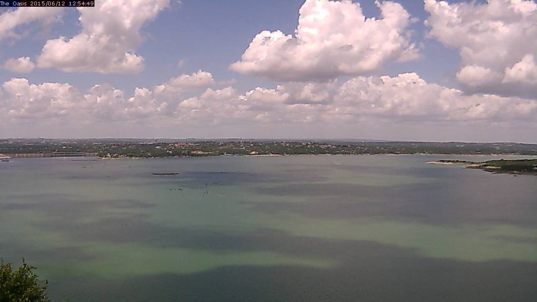 Lake Travis webcam, June 12, 2015 12:00 PM CT
