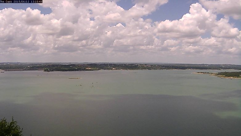 Lake Travis webcam, June 12, 2015 12:25 PM CT