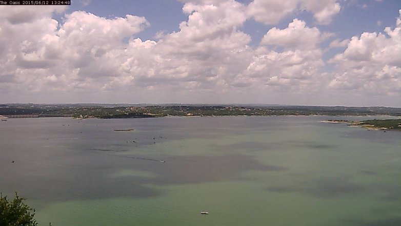 Lake Travis webcam, June 12, 2015 12:30 PM CT