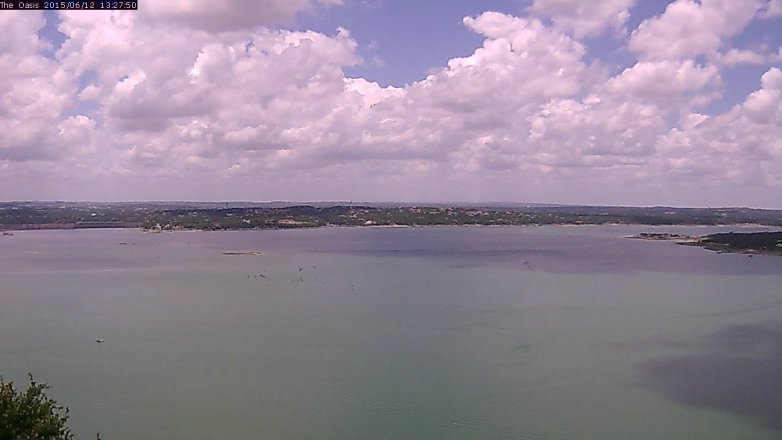 Lake Travis webcam, June 12, 2015 12:35 PM CT