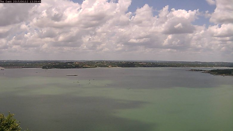 Lake Travis webcam, June 12, 2015 12:45 PM CT