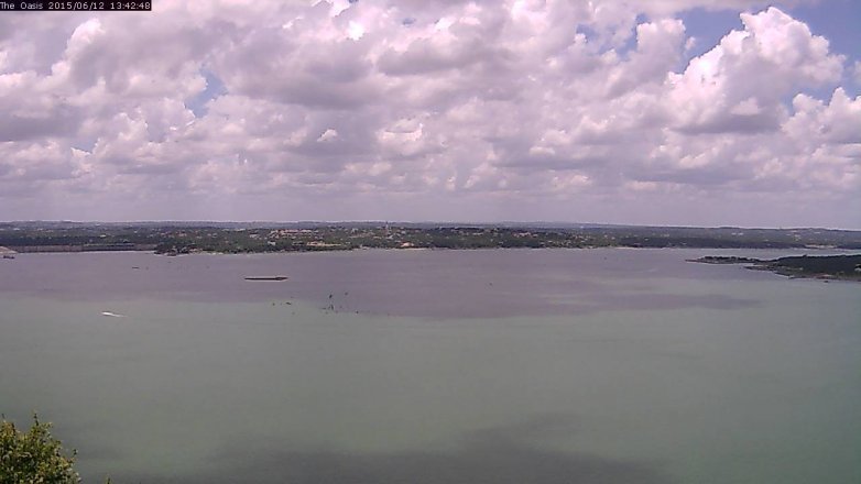 Lake Travis webcam, June 12, 2015 12:50 PM CT