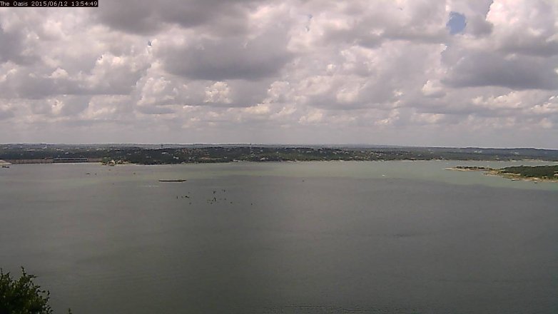 Lake Travis webcam, June 12, 2015 1:00 PM CT