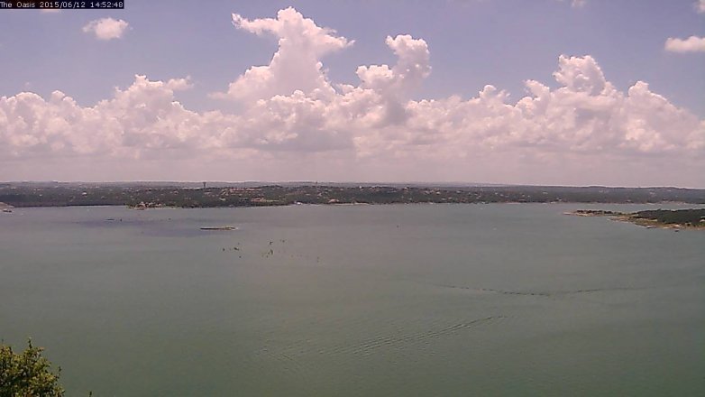 Lake Travis webcam, June 12, 2015 2:00 PM CT