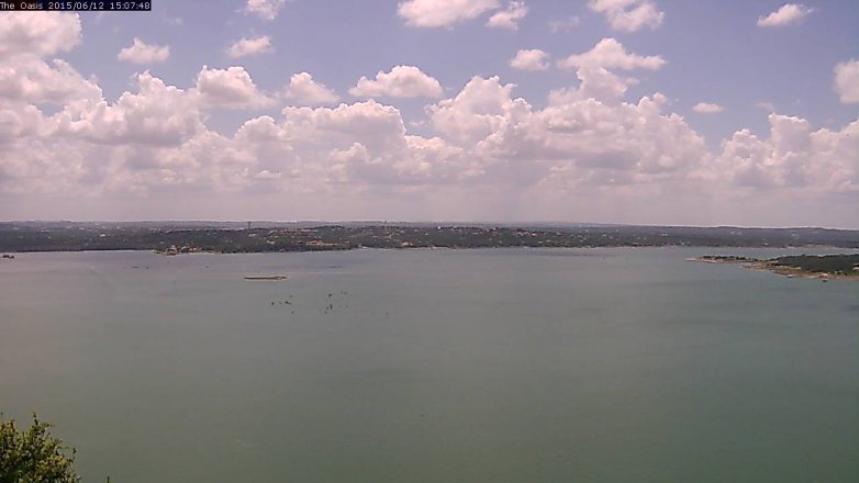 Lake Travis webcam, June 12, 2015 2:15 PM CT