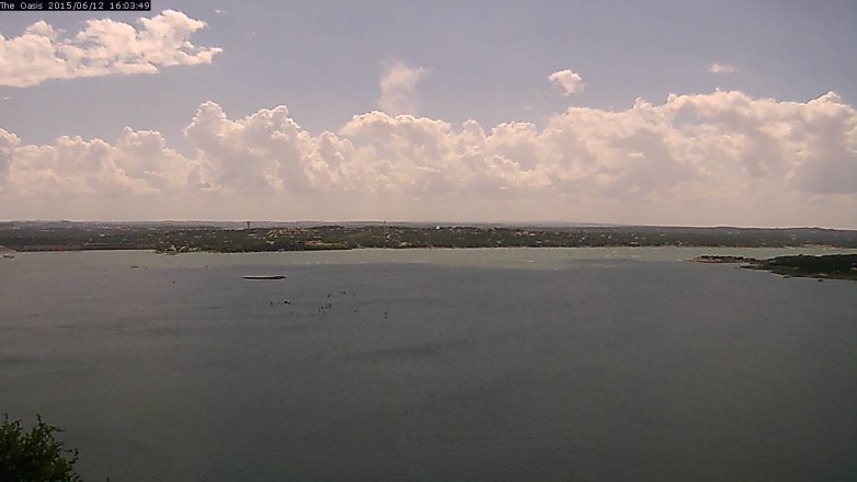 Lake Travis webcam, June 12, 2015 3:10 PM CT