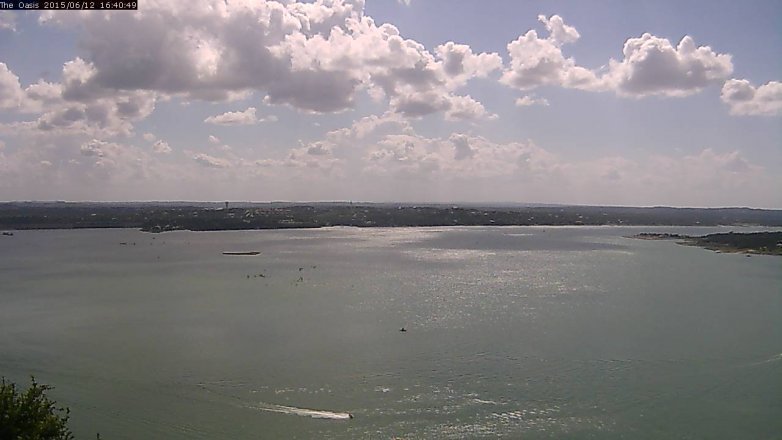 Lake Travis webcam, June 12, 2015 3:45 PM CT