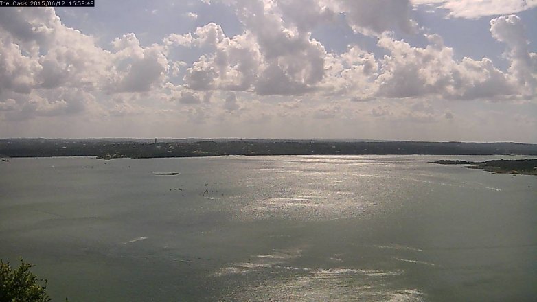 Lake Travis webcam, June 12, 2015 4:05 PM CT