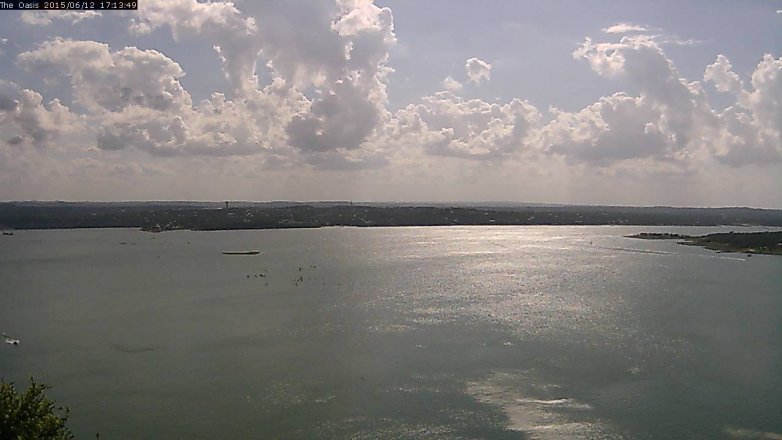 Lake Travis webcam, June 12, 2015 4:20 PM CT