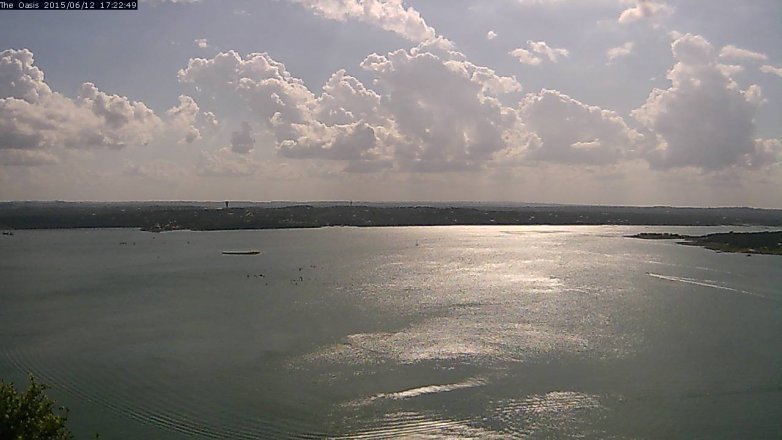 Lake Travis webcam, June 12, 2015 4:30 PM CT