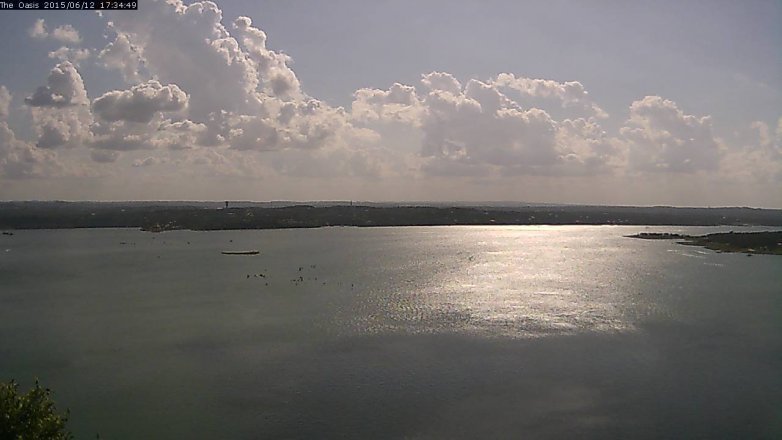 Lake Travis webcam, June 12, 2015 4:40 PM CT