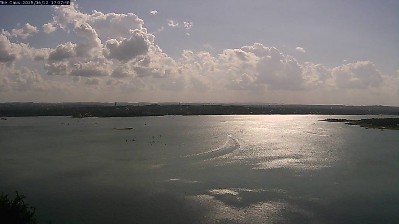 Lake Travis webcam, June 12, 2015 4:45 PM CT