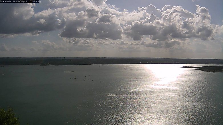 Lake Travis webcam, June 12, 2015 5:05 PM CT