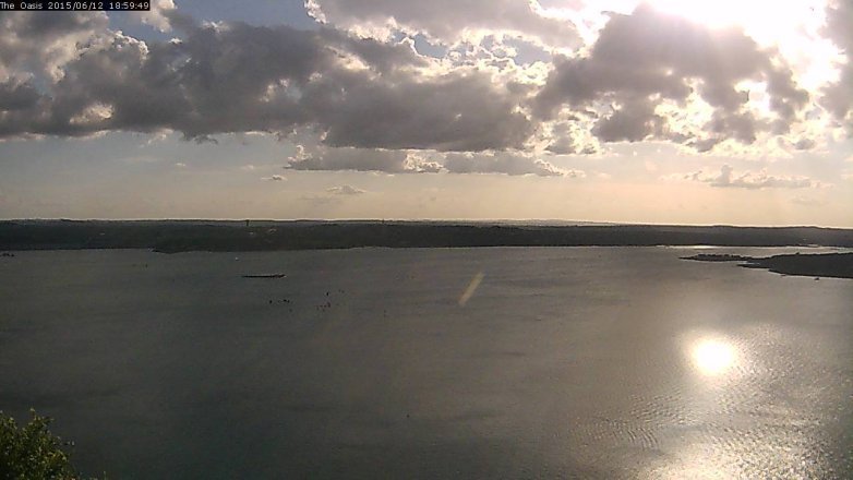 Lake Travis webcam, June 12, 2015 6:05 PM CT