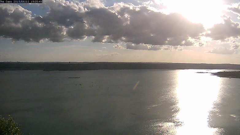 Lake Travis webcam, June 12, 2015 6:10 PM CT