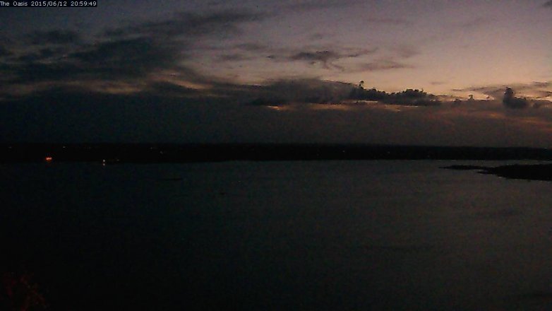 Lake Travis webcam, June 12, 2015 8:05 PM CT