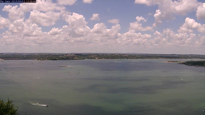 Lake Travis webcam, June 13, 2015 12:45 PM CT