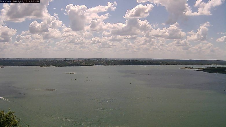 Lake Travis webcam, June 13, 2015 3:00 PM CT