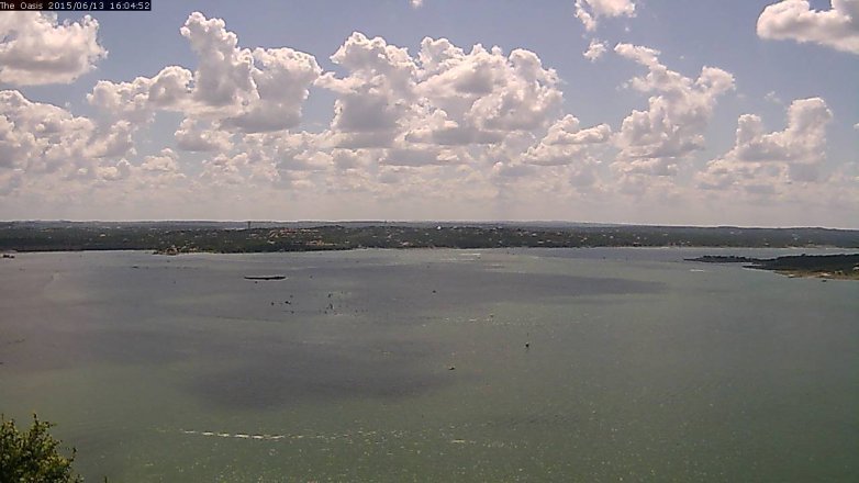 Lake Travis webcam, June 13, 2015 3:10 PM CT