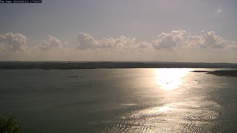 Lake Travis webcam, June 13, 2015 5:00 PM CT