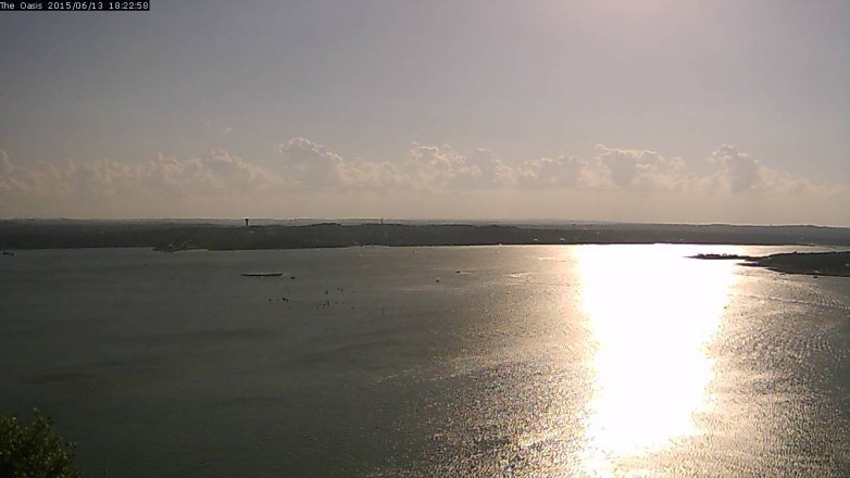 Lake Travis webcam, June 13, 2015 5:30 PM CT
