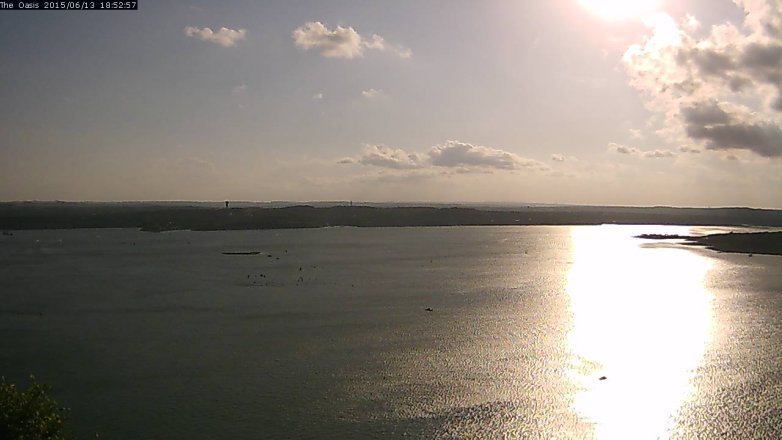 Lake Travis webcam, June 13, 2015 6:00 PM CT