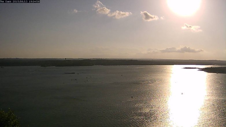 Lake Travis webcam, June 13, 2015 6:10 PM CT